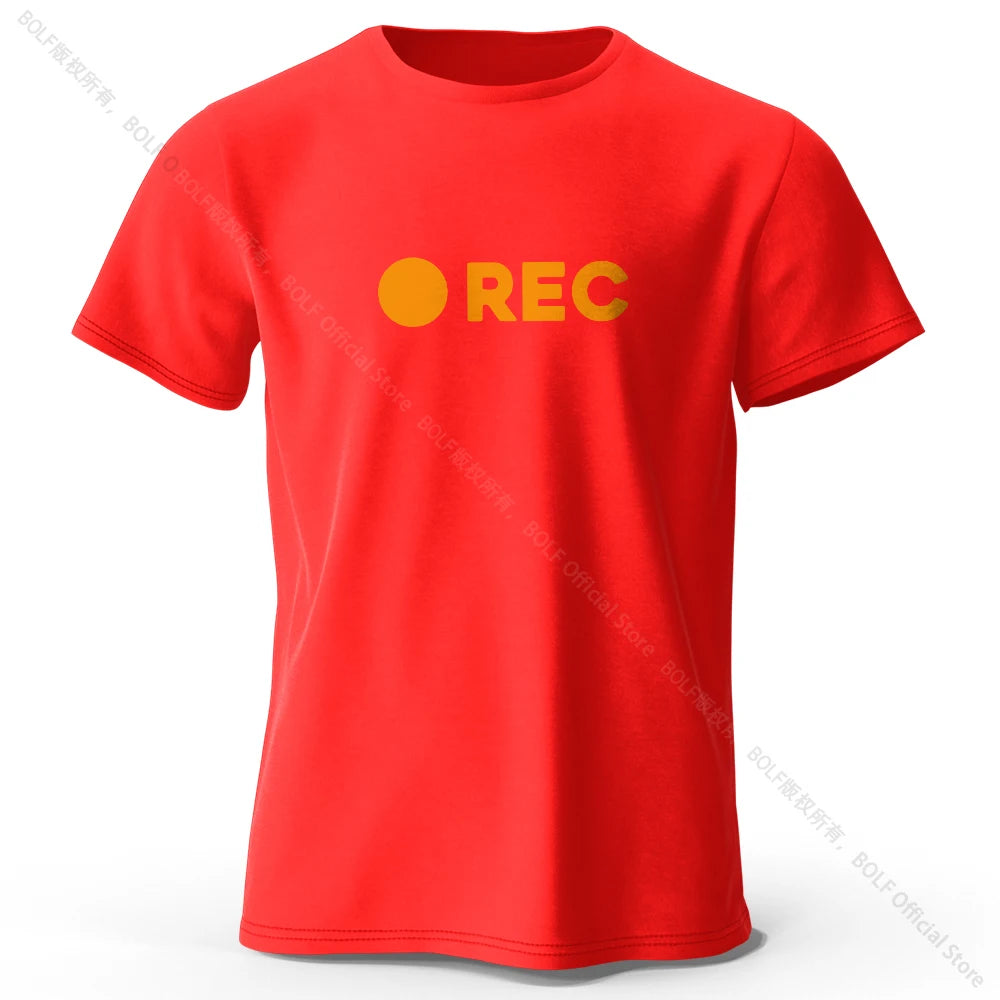 REC Printed Essential Wardrobe 100% Cotton T-Shirt, Soft & Breathable Round Neck Short Sleeve Tee for Men & Women
