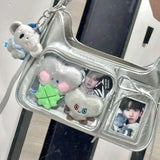 NEW Y2k Japanese Harajuku Shoulder Bag Womens Transparent Ita Bag Girls School Crossbody Bags for Women Female Designer Handbags