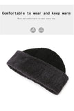 Men's Windproof Hat Outdoor Travel Leisure Winter Scarf Gloves Three-Piece Neck One Plus Cashmere Warm Winter Knitted Hat