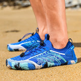 Men Quick Dry Barefoot Water Shoes Breathable Aqua Beach Sneakers, Non Slip Swim Surfing Diving Footwear Outdoor River Hiking Walking Wetsuit Shoes