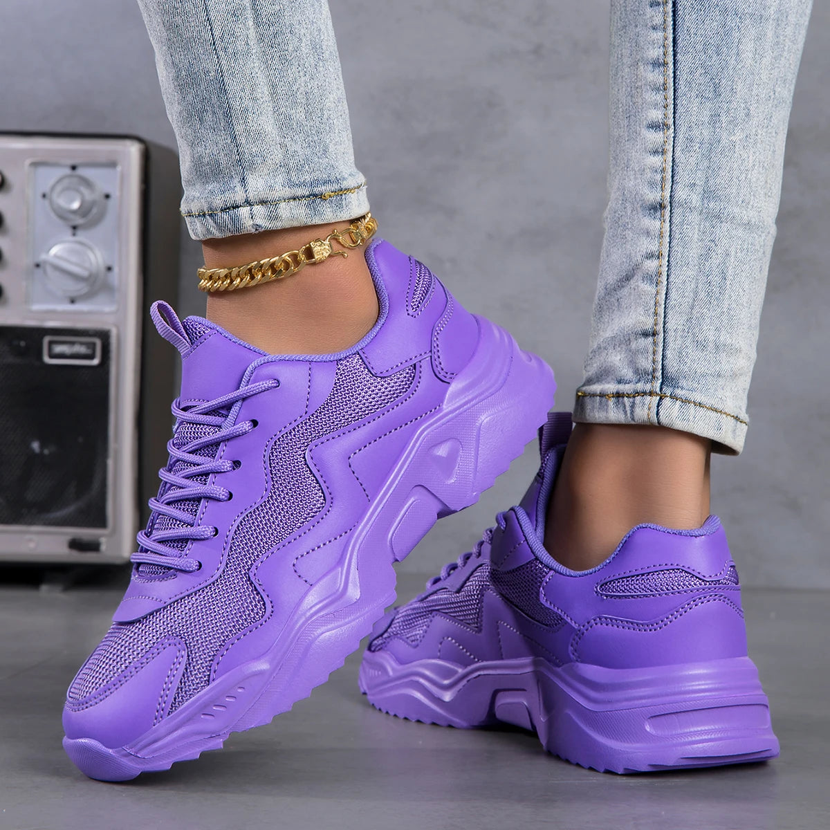 Women Shoes, Women's Sneakers and Casual Shoes, Classic Running Shoes, Trendy Woman Sneakers Lightweight Sneakers for Woman for All‑Day Wear