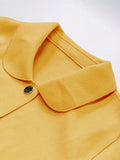 Classic Solid Short Woolen Coats for Woman Autumn Winter Warm Woman Clothing Button Up Female Coat Outfits New In Outerwears