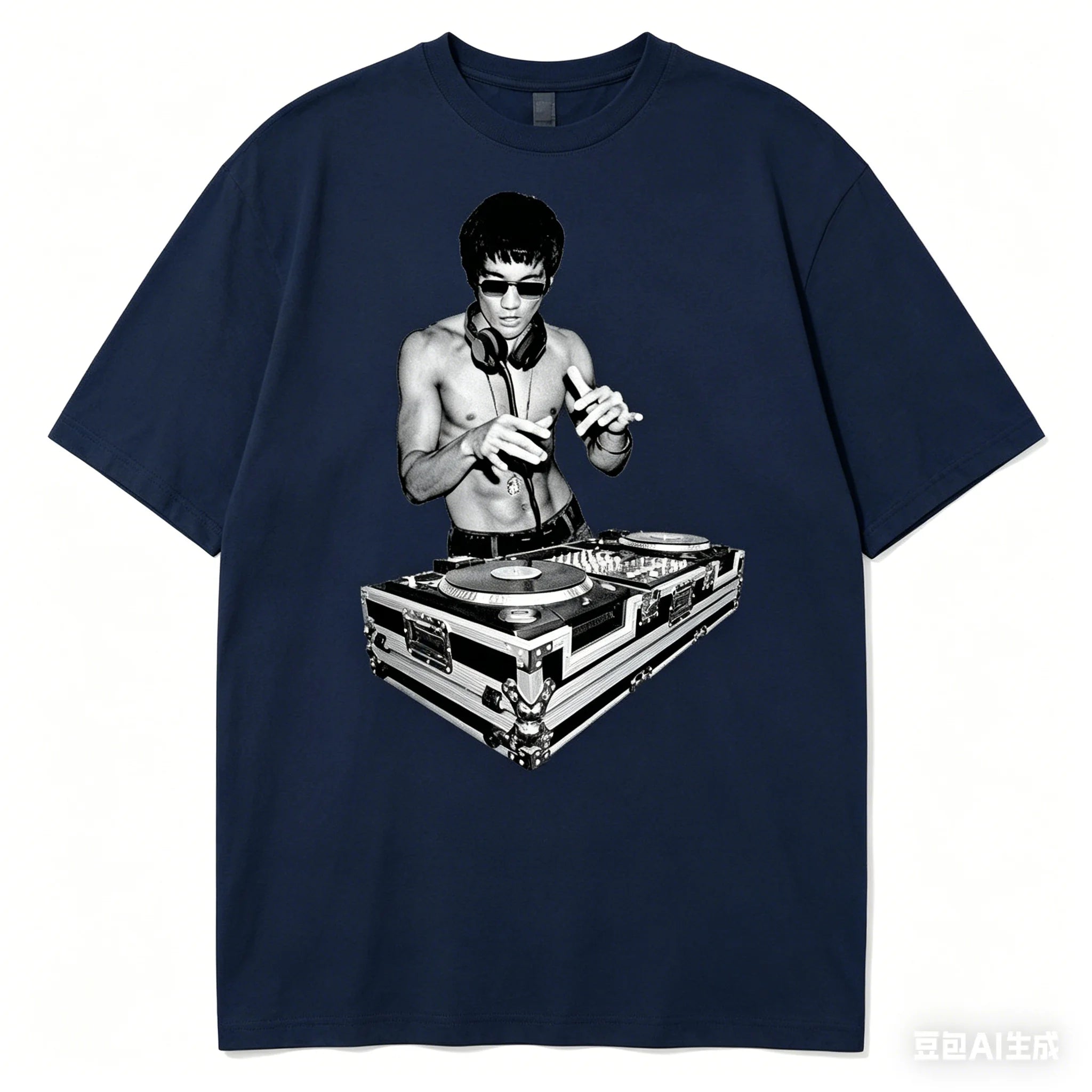 DJ Lee Inspired by Bruce T-shirt Funny Tony Stark Kung Fu Movie Fan Gift T-shirt