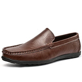 Hot-selling Men's Casual Shoes PU Leather Male Loafers New Arrival Moccasins Light Comfortable Man Driving Wedding Flats Slip-On