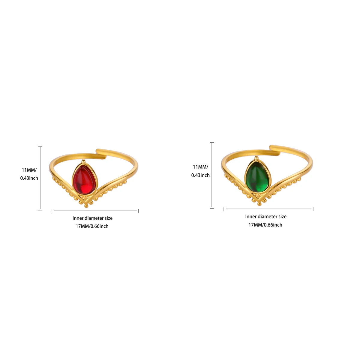 Luxury Jewelry Set Opal Stone Rings for Women Gold Color Stainless Steel Ring Minimalist Aesthetic Jewelry 2026 Freeshipping