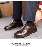 Summer New Men Leather Shoes soft soled Casual Flat Shoes Outdoor Walking shoes Comfort fashion soft leather shoes Loafers