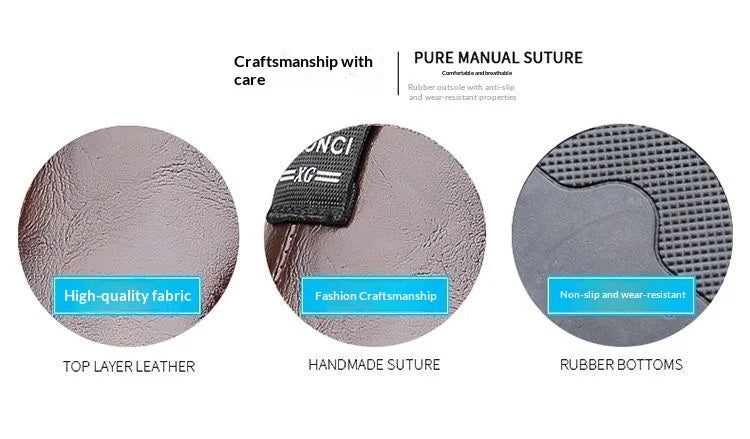 New Style Perforated, Breathable and Anti-Slip Outerwear Casual Leather Slip-On Sandals for Men Size 48 Large Size