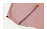 CHIC VEN Fashion Women Shirt Loose Casual Pink Long Sleeve Vintage Cotton Female Blouses Spring Summer 2026 Woman Jacket