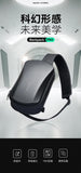 Mark Ryden Multifunction USB Crossbody Bag Shoulder Bag Man TPU Waterproof Travel Sling Messenger Pack Chest Bag for Male