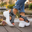 Summer Elegant and Sexy Wedge Thick Soled Sandals Fashionable Best Selling New Comfortable Plus Size Beach Women's Shoes