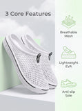 Women's Garden Shoes Lightweight Breathable Slip-resistant Indoor Outdoor Casual Slippers Half Slippers Easy-to-Wear Sandals for Beach And Daily Use