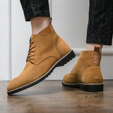 Pointed Toe Chelsea Boots Leather Men Winter Boots Winter Shoes for Men 2025 Male Boots Mens Ankle Shoes Zapatillas Male Hombre