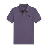 Men's 2026 boutique short sleeved polo shirt summer new fashion brand print versatile comfortable casual T-shirt breathable top