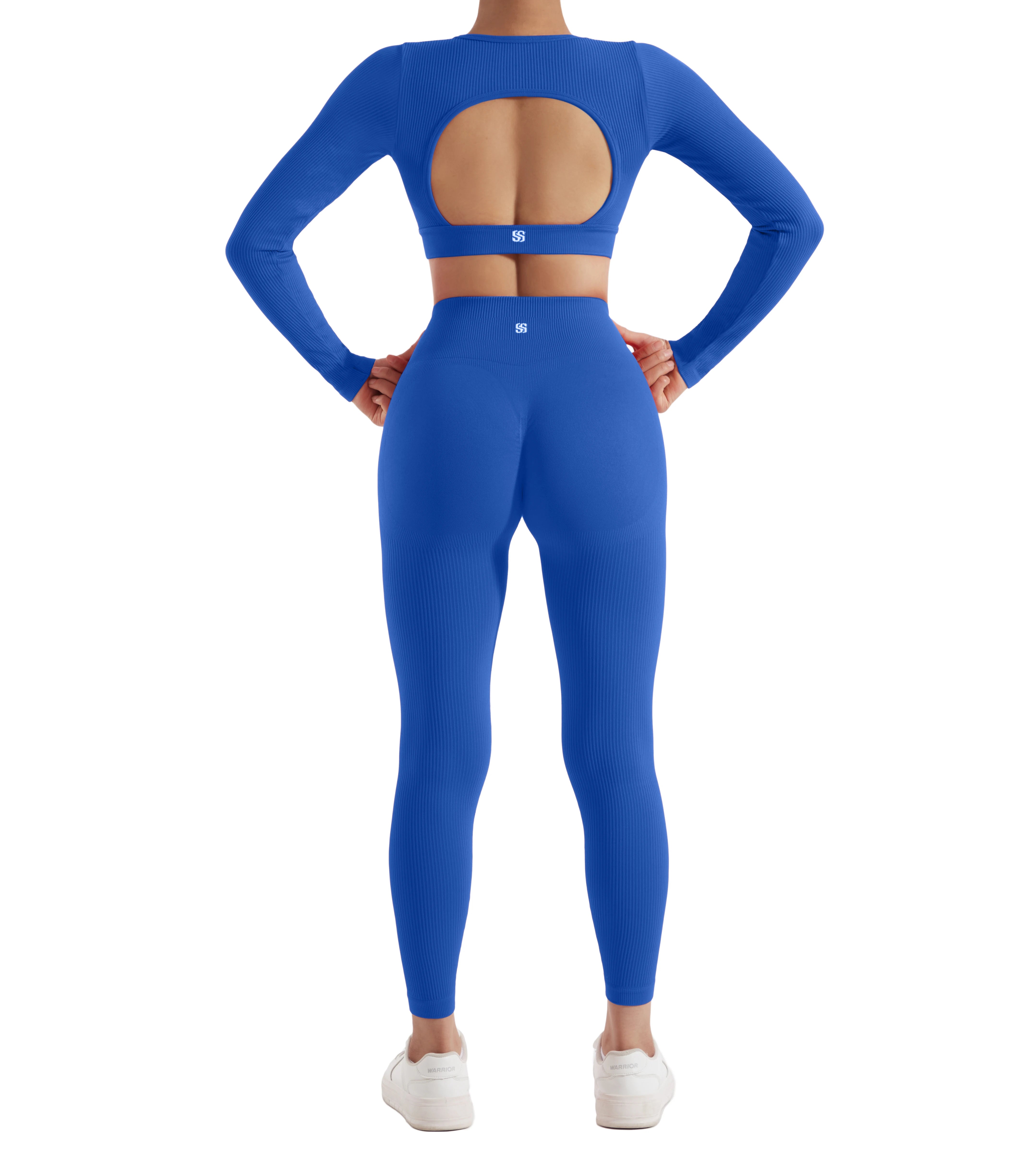 2PCS Yoga Suit Women Sports Set Quick-Drying Gym Set Tracksuit Running Workout Long Sleeve Sports Shirt Yoga Set Yoga Clothing