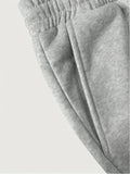 Plus Size - Plus Size - Plus Size Women'S Casual Solid Color, Machine Washable Fabric with Drawstring Pocket Shorts