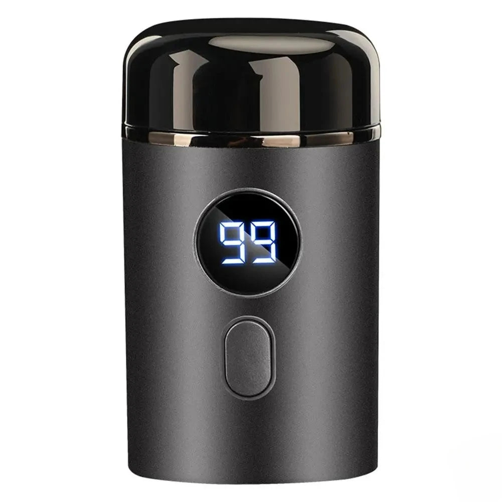 Men Electric Mini Shaver Rechargeable Type-c Charging Car Portable Led Digital Display Wet & Dry Shaver Men Women Home Razor