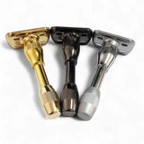 Whityle 19T High-Quality Unique Design Safety Shaver 1-8 Adjustable Sharpness Double-Edged Blade Shaving Razor for Male & Female