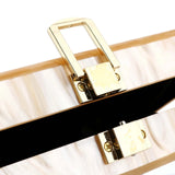 Acrylic Chain Handbag Box Clutch Evening Bags Luxury Wedding Women Dinner Dress Purses Ladies Chic Party Shoulder Crossbody Bags