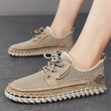 New Trend Man Hiking Shoes Lightweight Soft Mesh Flats Comfortable Non-slip Sneakers Outdoor Casual Sports Shoes Men's Trainers