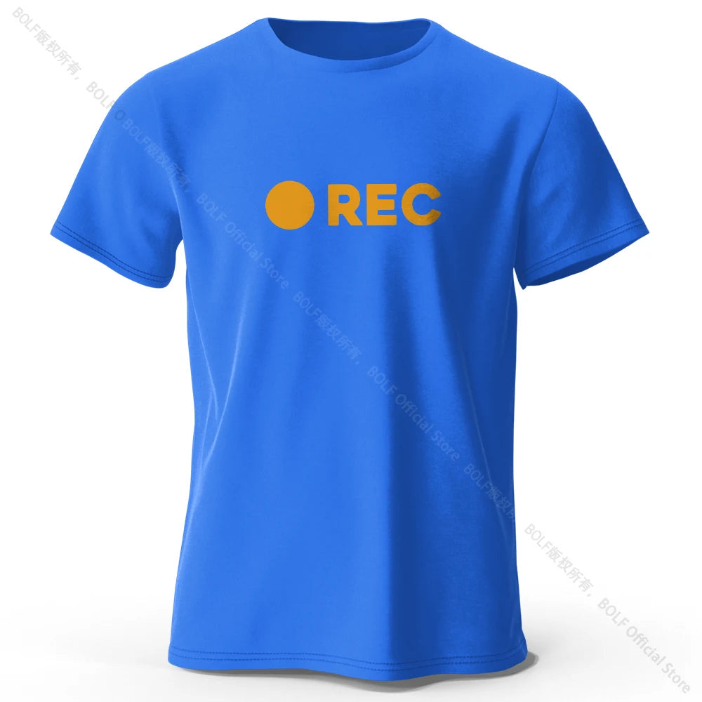 REC Printed Essential Wardrobe 100% Cotton T-Shirt, Soft & Breathable Round Neck Short Sleeve Tee for Men & Women