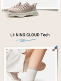 Li-Ning Women's SOFT ESSENTIAL V2 Slip-on Casual Walking Shoes Cushion Flexible LiNing Comfortable Sports Sneakers AGLV022