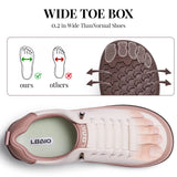 Women's Wide Top Minimalist Barefoot Sneakers - Featuring A Wide Toe Sole And Low Cut Lace Up Walking Shoes, Wide Last Shoes, Cushioning, Lightweight And Breathable, Suitable for Fitness, Yoga Steps, And Daily Work. Couple Sh