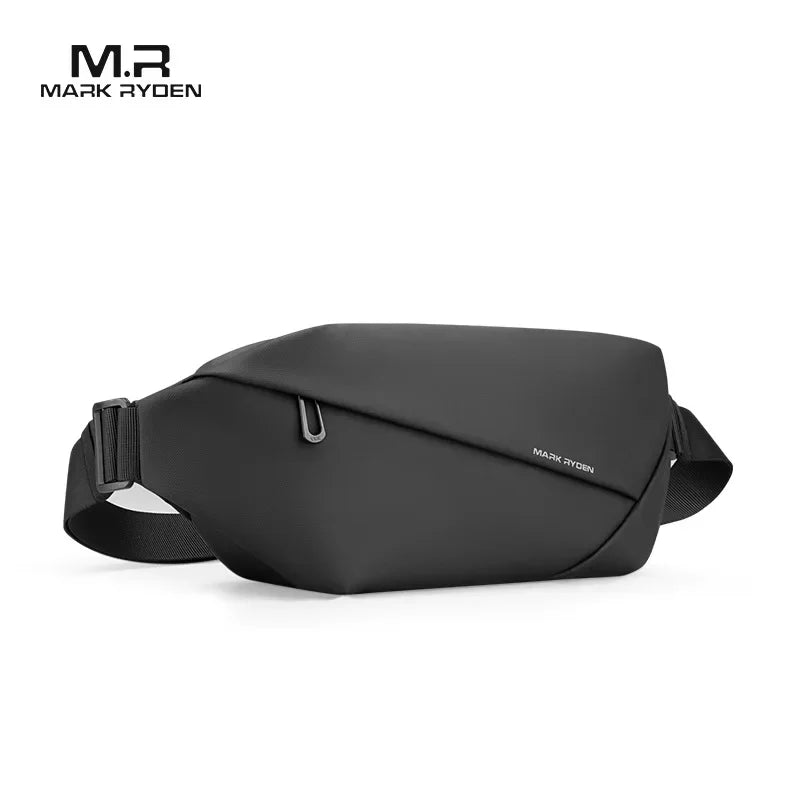 Mark Ryden Men's Handbag Man Belt Pouch Sports Casual Cycling Small Waist Pack Crossbody Bag Shoulder Bag Men's Crossbody Chest