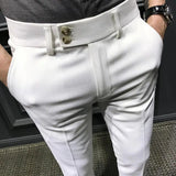 2026New Spring Autumn Fashion Men's Business Trousers Male Casual Straight Pants S31 Men Dress Pants