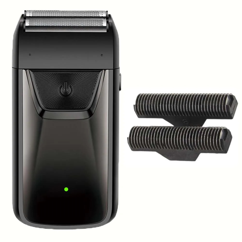 Professional Foil Electric Shaver for Men – Rechargeable, Waterproof, LED Display, Beard Trimmer, USB Charging, Portable Grooming Tool