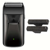 Professional Foil Electric Shaver for Men – Rechargeable, Waterproof, LED Display, Beard Trimmer, USB Charging, Portable Grooming Tool