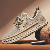 New Trend Man Hiking Shoes Lightweight Soft Mesh Flats Comfortable Non-slip Sneakers Outdoor Casual Sports Shoes Men's Trainers