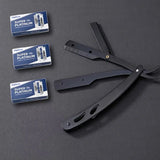 NEW Manual Shaver for Men Barbershop Razor Stainless Steel Shank Is Easy To Use Safety Razor Shaving Razor with Blades