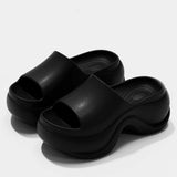 Thick Platform Women's Slippers Summer Outdoor Indoor Soft Sole Home Slide Sandals EVA Summer Fashion Wear Beach Anti-Slip Shoes