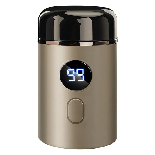 Men Electric Mini Shaver Rechargeable Type-c Charging Car Portable Led Digital Display Wet & Dry Shaver Men Women Home Razor