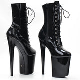 Stripper 8" Platform Lace Up Cтрипы Pole Dance Ankle High Boots In Stock Fast Shipping Size36-43