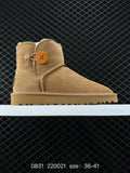 HOT NEW Winter Keep Warm Platform Boots Genuine Leather New Style Cold and Snow-proof Snow Boots for Woman Size 36-41