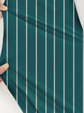 Men's Straight-Leg Casual Trousers—Versatile and Stylish; Slim-Fit Striped Dress Pants for a Polished Business Look.