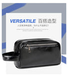 Male Long Money Wallets Mobile Phone Pouch Men Messenger Bag Anti-Theft Men's Fingerprint Lock Bags for Men Leather Hand Bag
