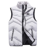 8XL 7XL Plus size vest men Brand Men Jacket Sleeveless Vests Winter Jackets man Casual Coats Men's Vest Cotton Thicken Waistcoat