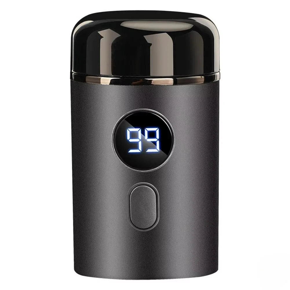 Men Electric Mini Shaver Rechargeable Type-c Charging Car Portable Led Digital Display Wet & Dry Shaver Men Women Home Razor