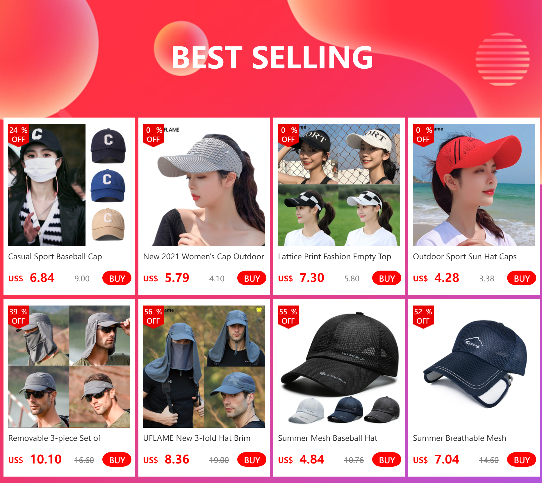 Women's Sun Hat Cycling Breathable Visor Caps Female Scalable Brim Empty Top Baseball Cap Wide Brim Cap UV Protection Beach Hats