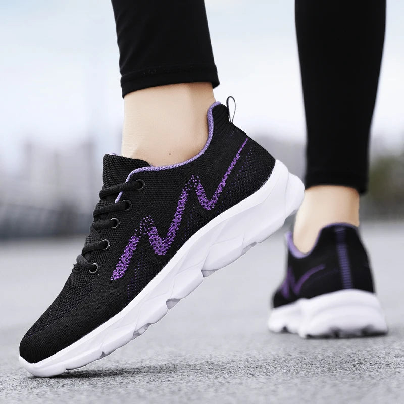 Sneakers for Women 2024 Trend Comfortable Woman Shoes Summer Footwear Breathable Casual Sport Running Walking Shoes Luxury Brand