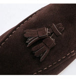 Fashion Men's Casual Shoes Suede Leather Men Classic British Style Tassels Loafers Moccasins Mens Outdoor Driving Flats