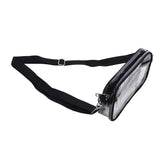 Women Clear Shoulder Bag Solid Color Transparent Purse Female Simple Crossbody Bags With Front Pocket Casual Handbag For Ladies