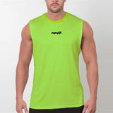 Men's Fitness Tank Tops Europe United States Fashion Brand Round Neck Sports Sleeveless T-shirt Summer Men Mesh Running Vests