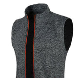 Autumn winter men's knit velvety fashion zipper top vest