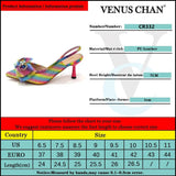 Latest Women's Luxury Diamond Crystal High Heels New Fashion Sandals Party High Heels Elegant Italian Women's Shoes