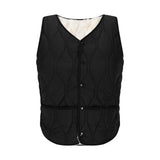 Women's Warm Vest Lightweight Slim Short Single-Breasted Cold-Proof Vests Winter Outdoor Sports Hiking Vests with Pockets