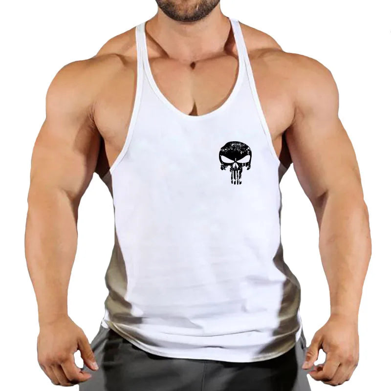 Men's Clothing Gym Vest Vests Bodybuilding Man Top for Fitness Stringer Sleeveless Sweatshirt T-shirts Suspenders Man Clothes