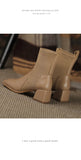 2026 Autumn Winter New Ankle Socks Shoes Women Fashion Large Size 43 Knitted Short Boots Women Slip on High Heels Botas De Mujer